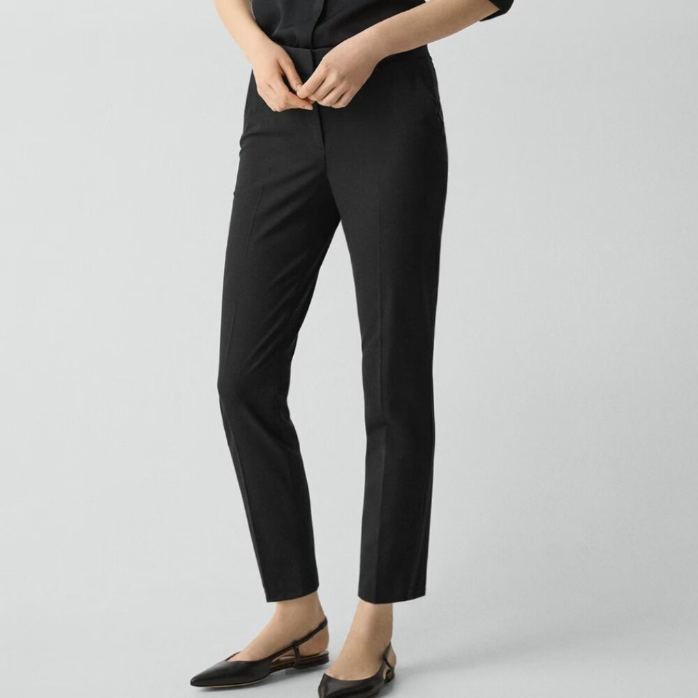 🖤 Theory Treeca Pant in Good Wool – Size 4 – NEW with Tags – Retail $245! 🖤
